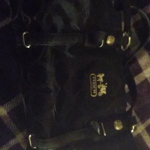 Coach black handbag